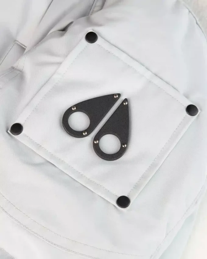 Onyx Anguille Shearling Trim Jacket