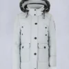 Onyx Anguille Shearling Trim Jacket