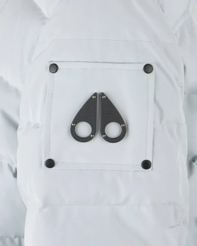 Onyx Ladriere Shearling Trim Bomber Jacket