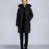Onyx Shearling Trim Causapscal Parka