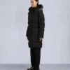 Onyx Shearling Trim Causapscal Parka