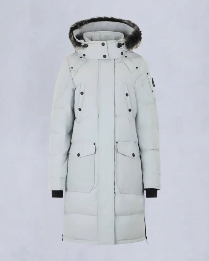 Onyx Shearling Trim Causapscal Parka