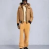 Original Ballistic Shearling Trim Bomber Jacket