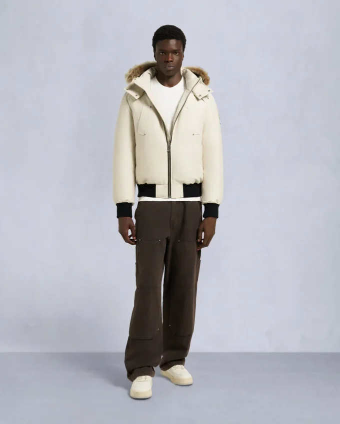 Original Ballistic Shearling Trim Bomber Jacket