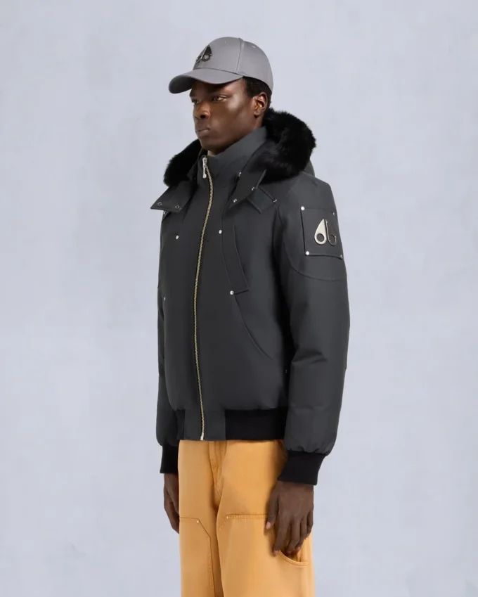 Original Ballistic Shearling Trim Bomber Jacket