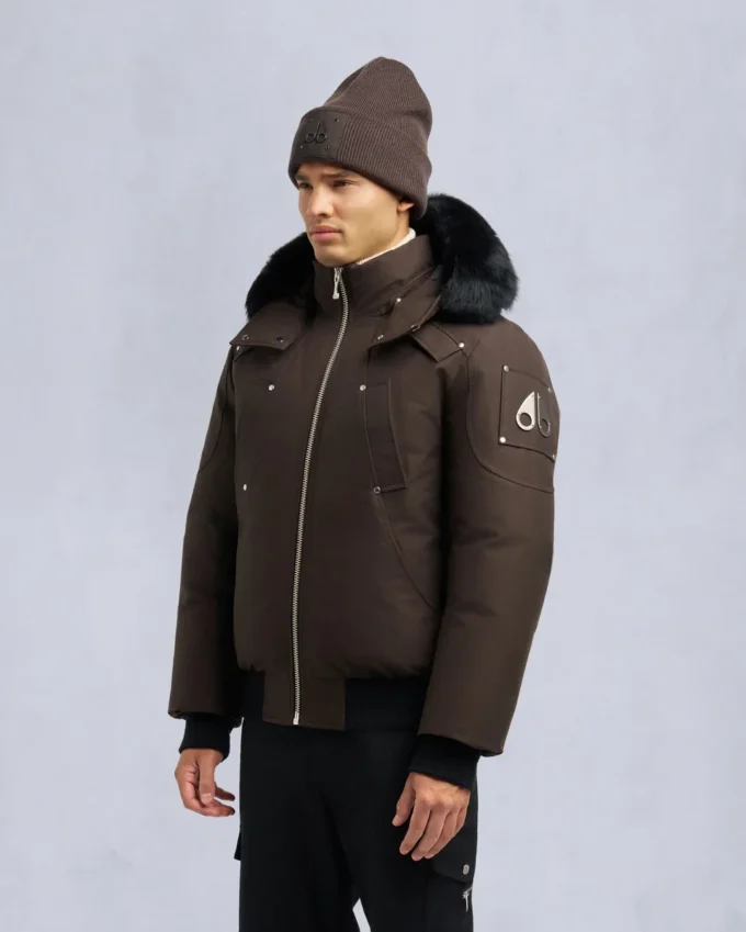 Original Ballistic Shearling Trim Bomber Jacket
