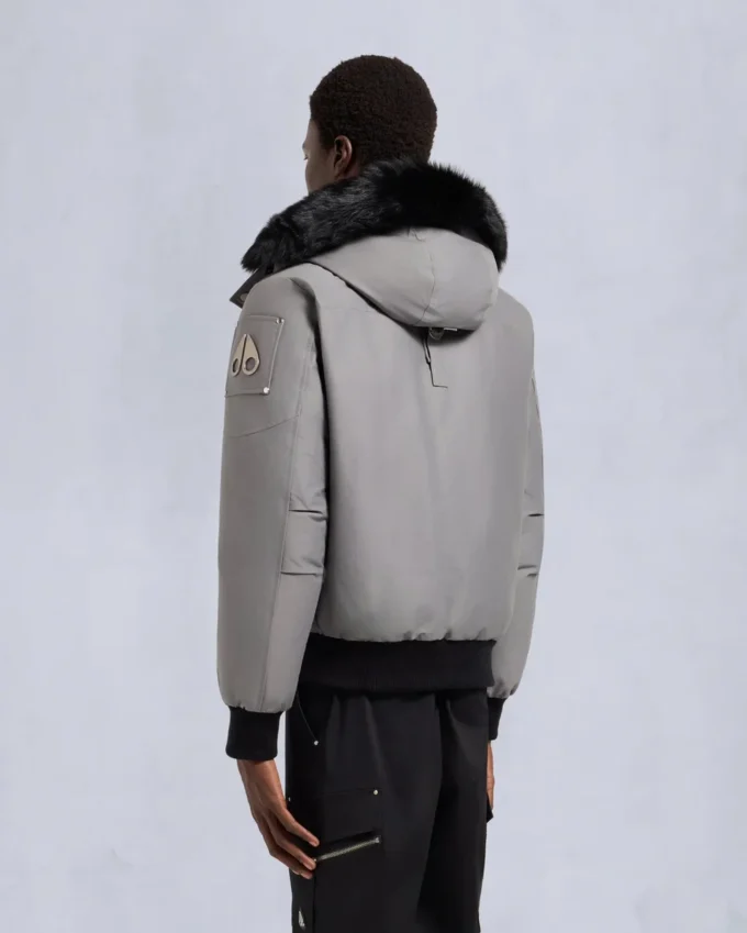 Original Ballistic Shearling Trim Bomber Jacket