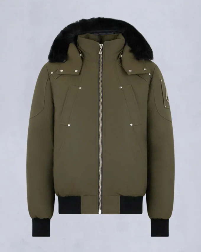 Original Ballistic Shearling Trim Bomber Jacket