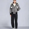 Original Debbie Shearling Trim Bomber Jacket