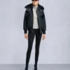 Original Debbie Shearling Trim Bomber Jacket