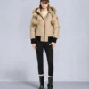 Original Debbie Shearling Trim Bomber Jacket