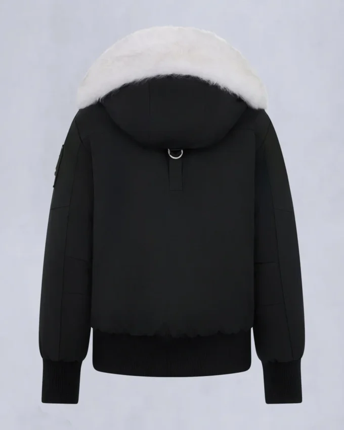 Original Debbie Shearling Trim Bomber Jacket