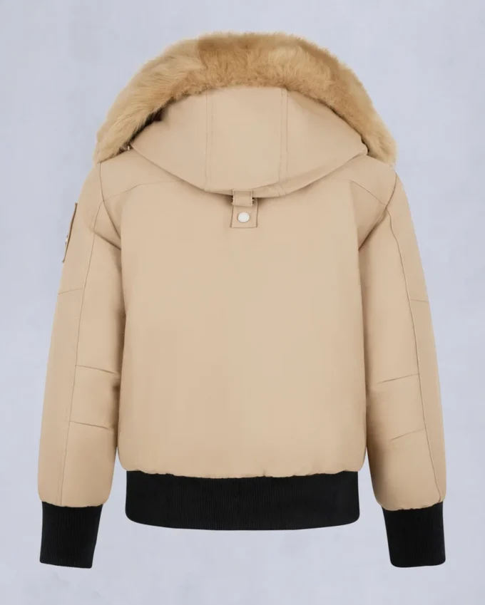 Original Debbie Shearling Trim Bomber Jacket