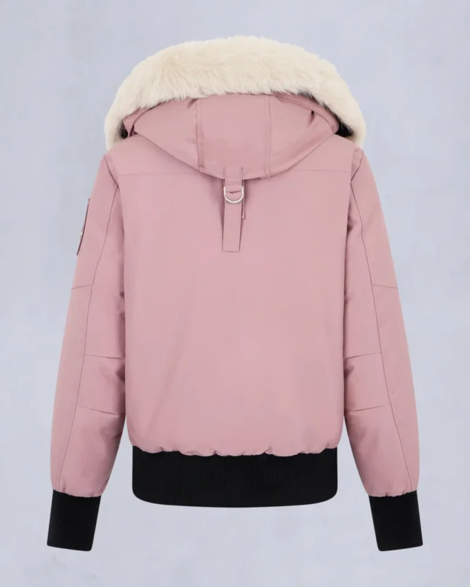 Original Debbie Shearling Trim Bomber Jacket