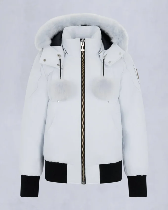 Original Debbie Shearling Trim Bomber Jacket