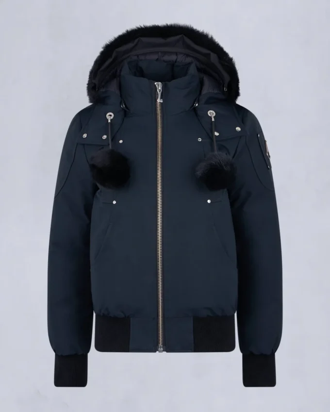 Original Debbie Shearling Trim Bomber Jacket