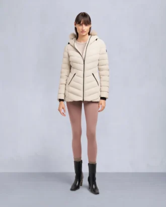 Roselawn Shearling Trim Jacket
