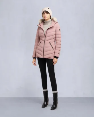 Roselawn Shearling Trim Jacket