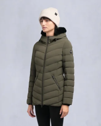 Roselawn Shearling Trim Jacket