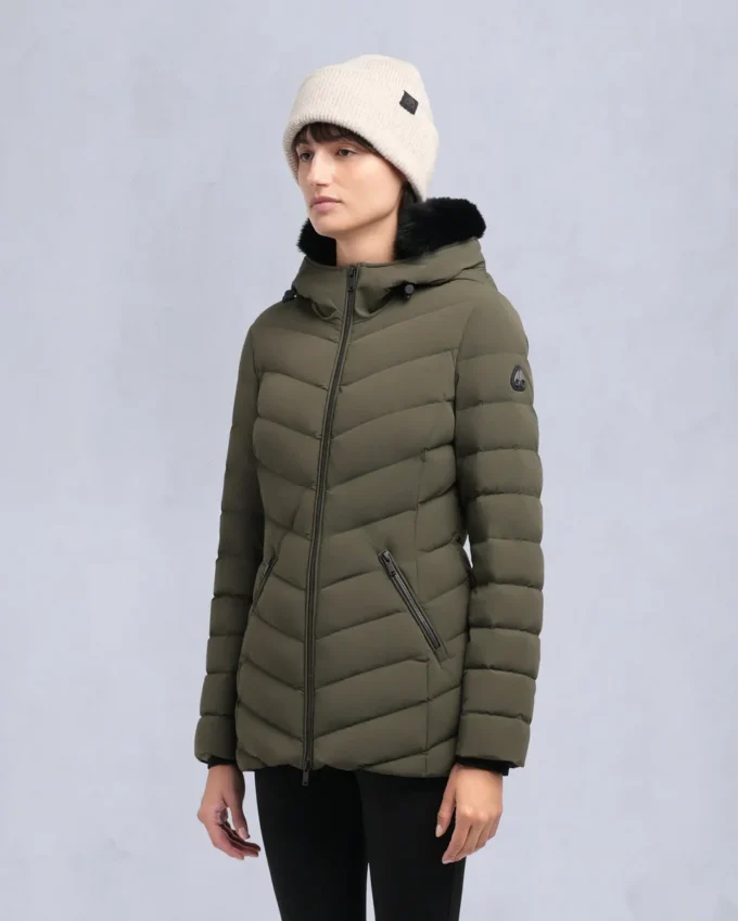 Roselawn Shearling Trim Jacket