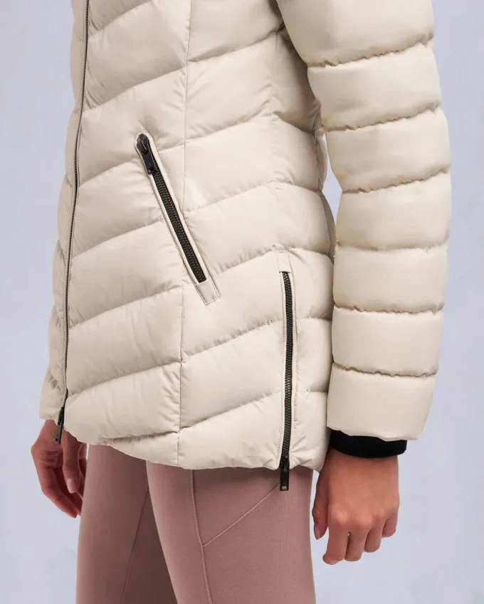 Roselawn Shearling Trim Jacket