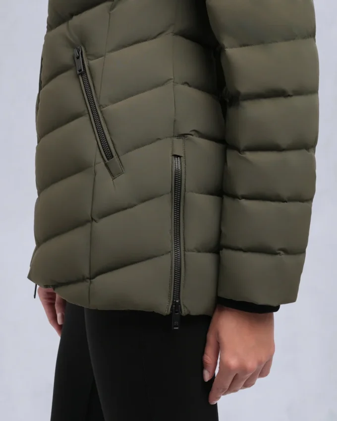 Roselawn Shearling Trim Jacket